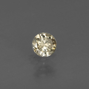 0,17 ctw natürlicher gelber Diamant, Rundschliff, VS