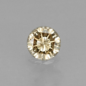 0,14 ctw natürlicher gelber Diamant, Rundschliff, VS