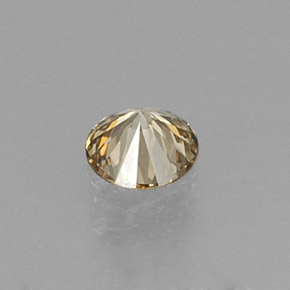 0,14 ctw natürlicher gelber Diamant, Rundschliff, VS