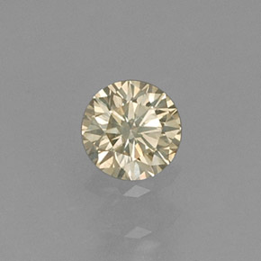 0,14 ctw natürlicher gelber Diamant, Rundschliff, VS