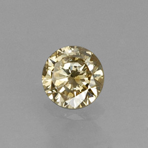 9,17 ctw natürlicher champagnerfarbend Diamant, Rund Schliff, VS
