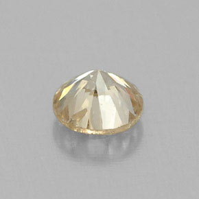 0,17 ctw natürlicher gelber Diamant, Rundschliff, VS