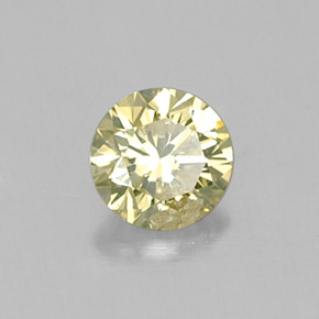 0,15 ctw natürlicher gelber Diamant, Rundschliff, VS