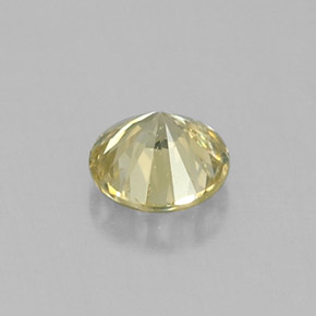 0,15 ctw natürlicher gelber Diamant, Rundschliff, VS