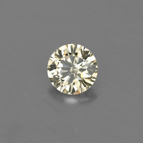 0,17 ctw natürlicher gelber Diamant, Rundschliff, VVS-VS