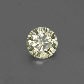 0,17 ctw natürlicher gelber Diamant, Rundschliff, VS