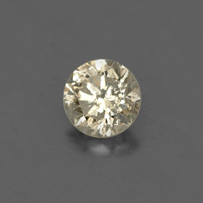 0,20 ctw natürlicher gelber Diamant, Rundschliff, VS-SI