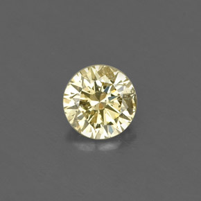 0,16 ctw natürlicher gelber Diamant, Rundschliff, VS-SI