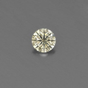 0,15 ctw natürlicher gelber Diamant, Rundschliff, VS