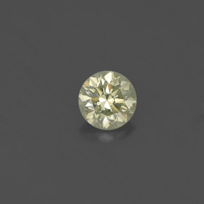 0,20 ctw natürlicher gelber Diamant, Rundschliff, VS