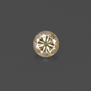 0,18 ctw natürlicher gelber Diamant, Rundschliff, VS