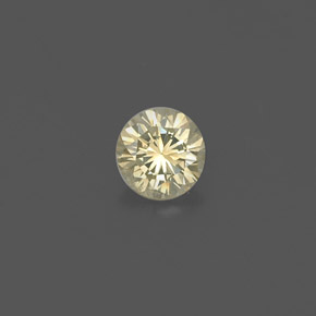 0,19 ctw natürlicher gelber Diamant, Rundschliff, VS