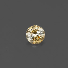 9,17 ctw natürlicher champagnerfarbend Diamant, Rund Schliff, VS