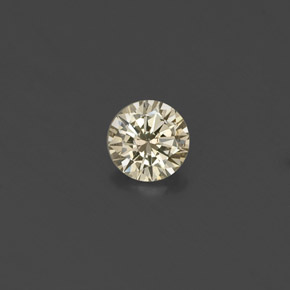 0,16 ctw natürlicher gelber Diamant, Rundschliff, VS