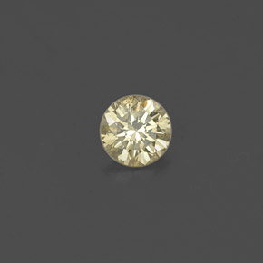 0,15 ctw natürlicher gelber Diamant, Rundschliff, VS