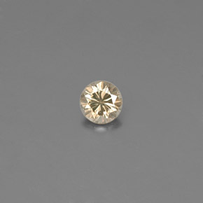 0,10 ctw natürlicher gelber Diamant, Rundschliff, VS-SI