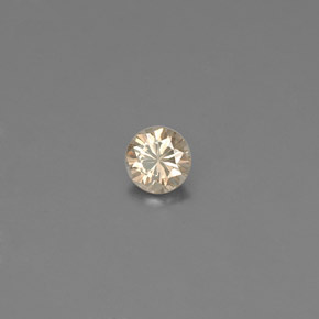0,10 ctw natürlicher gelber Diamant, Rundschliff, VS-SI