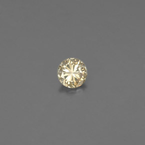0,09 ctw natürlicher gelber Diamant, Rundschliff, VS