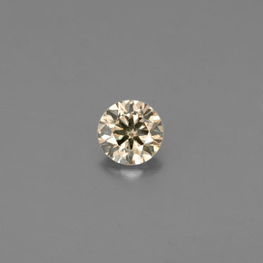 0,15 ctw natürlicher brauner Diamant, Rundschliff, VS