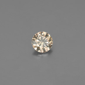 0,15 ctw natürlicher brauner Diamant, Rundschliff, VS