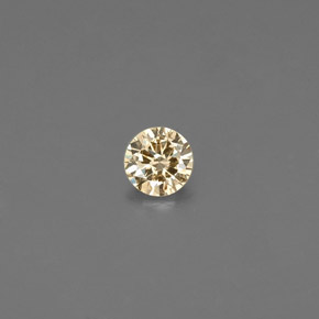 9,17 ctw natürlicher champagnerfarbend Diamant, Rund Schliff, VS