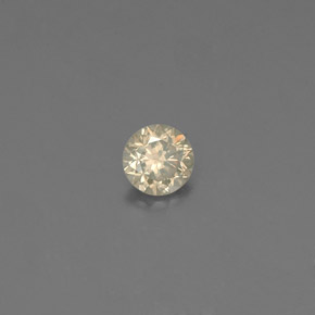 0,10 ctw natürlicher gelber Diamant, Rundschliff, VS