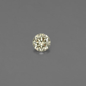 0,09 ctw natürlicher gelber Diamant, Rundschliff, VS