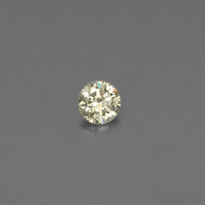 0,09 ctw natürlicher gelber Diamant, Rundschliff, VS