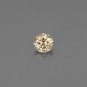 0,12 ctw natürlicher brauner Diamant, Rundschliff, VS