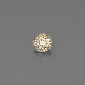 0,12 ctw natürlicher brauner Diamant, Rundschliff, VS