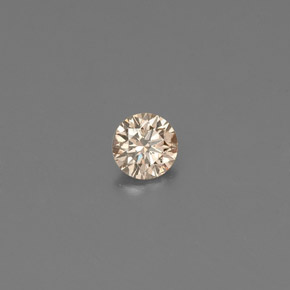 9,17 ctw natürlicher champagnerfarbend Diamant, Rund Schliff, VS