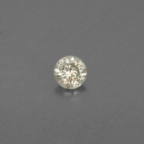 0,08 ctw natürlicher gelber Diamant, Rundschliff, VS
