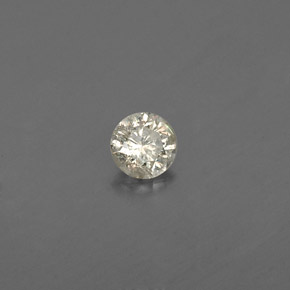 0,08 ctw natürlicher gelber Diamant, Rundschliff, VS