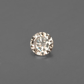 0,12 ctw natürlicher gelber Diamant, Rundschliff, VS