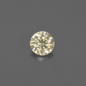 9,17 ctw natürlicher champagnerfarbend Diamant, Rund Schliff, VS