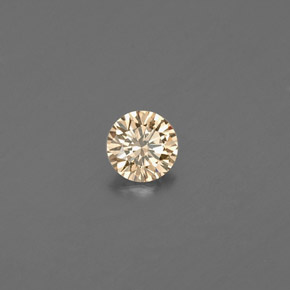 0,09 ctw natürlicher gelber Diamant, Rundschliff, VS