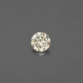 0,08 ctw natürlicher gelber Diamant, Rundschliff, VS