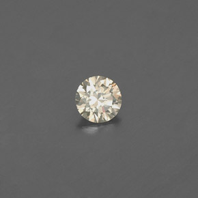 0,08 ctw natürlicher gelber Diamant, Rundschliff, VS