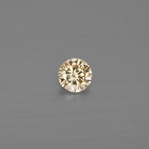 0,12 ctw natürlicher gelber Diamant, Rundschliff, VS