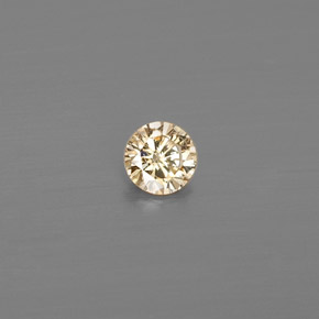 0,12 ctw natürlicher gelber Diamant, Rundschliff, VS