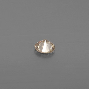 0,08 ctw natürlicher gelber Diamant, Rundschliff, VS