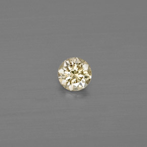 0,08 ctw natürlicher gelber Diamant, Rundschliff, VS