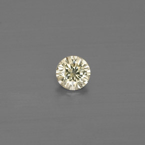 0,09 ctw natürlicher gelber Diamant, Rundschliff, VS