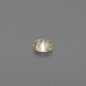 0,09 ctw natürlicher gelber Diamant, Rundschliff, VS
