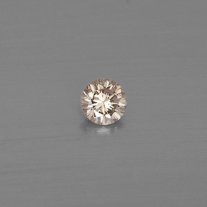 0,08 ctw natürlicher gelber Diamant, Rundschliff, VS