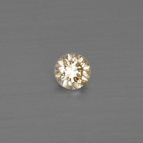 0,11 ctw natürlicher gelber Diamant, Rundschliff, VS