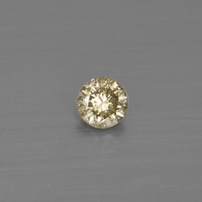 9,17 ctw natürlicher champagnerfarbend Diamant, Rund Schliff, VS
