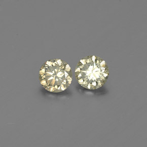  ct natürliche champagnerfarbend Diamant-Edelsteine, Rund Schliff, VS