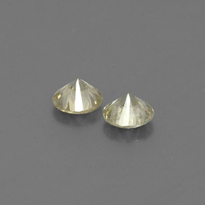  ct natürliche gelber Diamant-Edelsteine, Rundschliff, VS