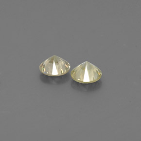  ct natürliche gelber Diamant-Edelsteine, Rundschliff, VS